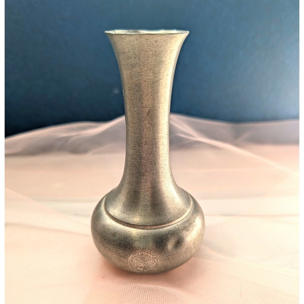 Vintage Kirk Stieff Pewter Bud Vase |The Hoover Company Centennial Commemorative